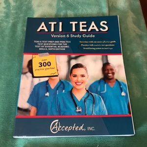 Two ATI TEAS nursing exam study guides with tests!